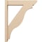 Ekena Millwork 6-in W x 28-in D x 36-in H Funston Slat Rough Cedar Woodgrain TimberThane Outlooker, Primed Tan OUTUR060X28X36FST24RCPR - alternate 2